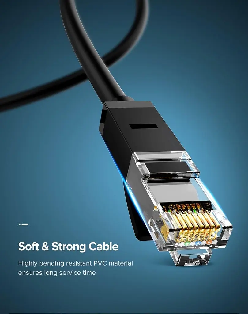 Кабель Ugreen NW102 Cat 6 UTP Lan Cable 2 м (20160) - фото 3