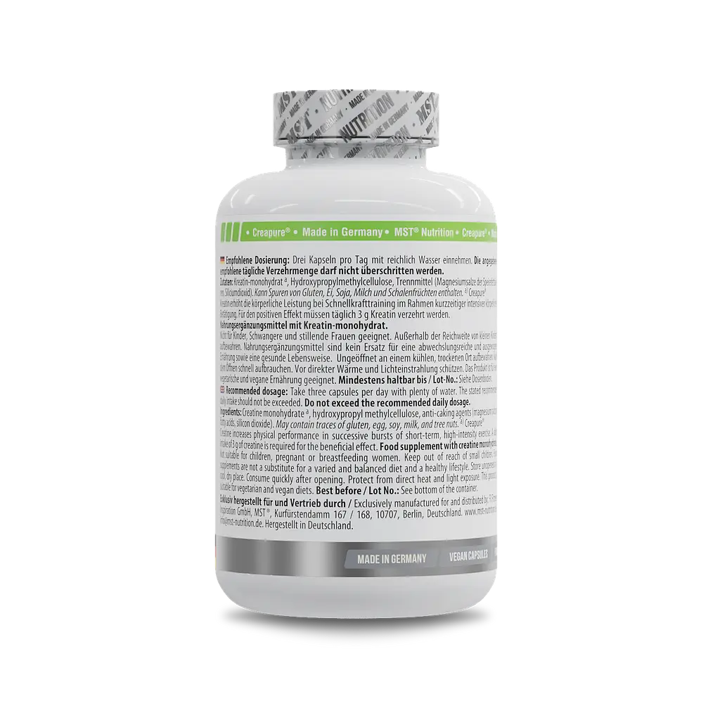 Креатин MST Nutrition Моногідрат Creapure Pro - 180 капсул - фото 3