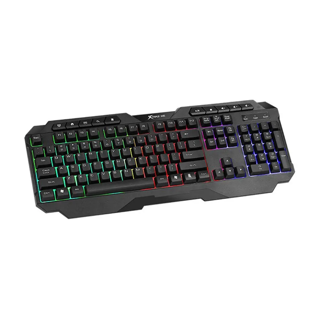 Клавіатура Xtrike ME KB-306 LED USB UA Black (KB-306UA) - фото 2