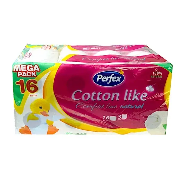 Туалетний папір Perfex Cotton 16 шт
