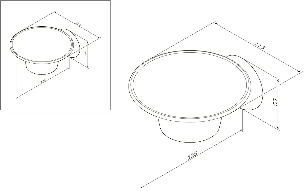 Скляна мильниця AM.PM Like (A8034200) - фото 8