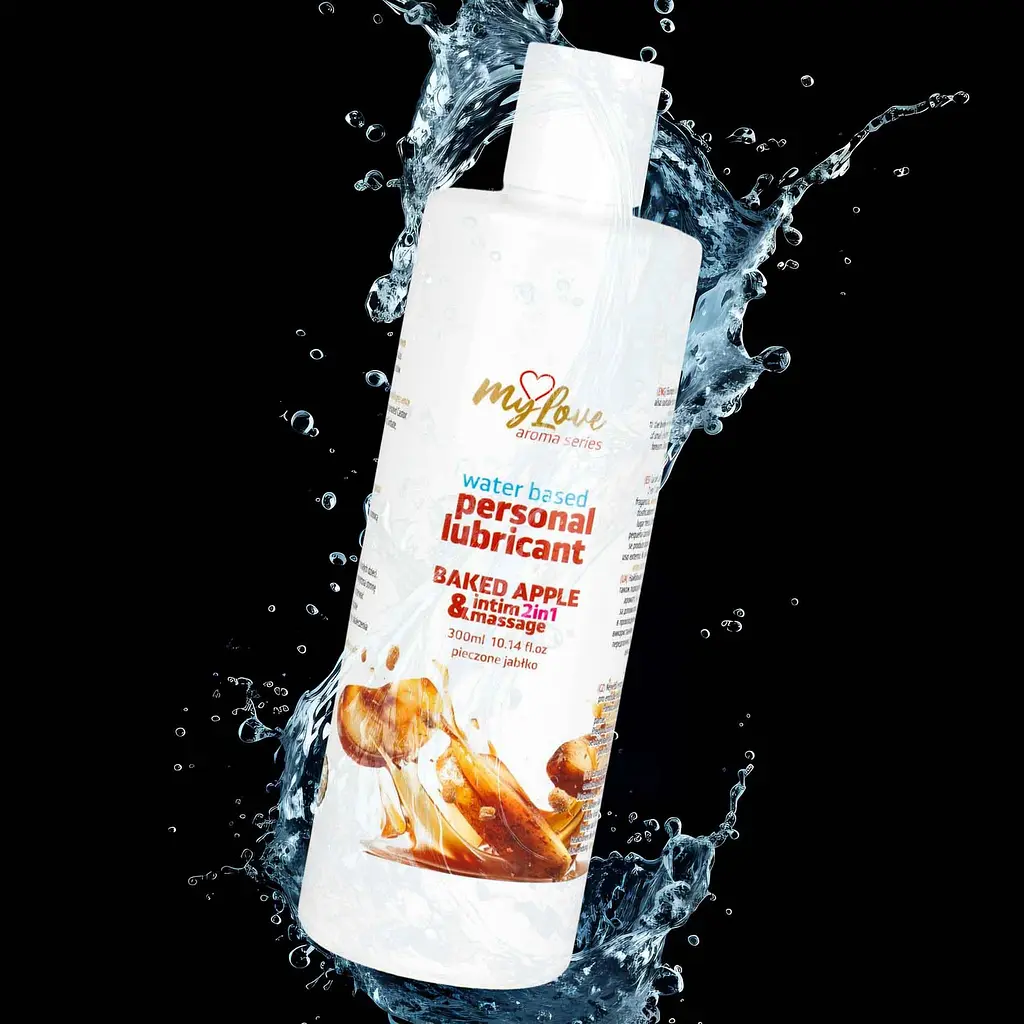 Лубрикант Boys Of Toys MyLove Aroma Series IntimMassage Baked Apple 2в1 та масажний гель, 300 мл - фото 4