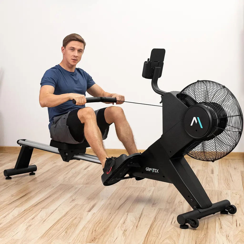 Гребний тренажер Gymtek XR2000 електромагнітний з аеродинамічним навантаженням - фото 5
