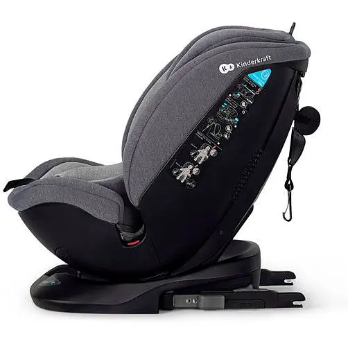 Автокресло Kinderkraft Xpedition 0-36 кг Isofix grey - фото 6