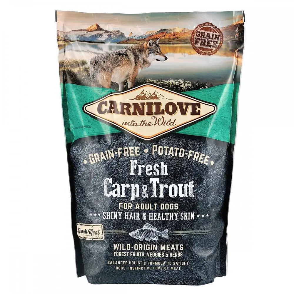 Сухой корм Carnilove Fresh Carp & Trout для взрослых собак 1.5 кг с карпом и форелью для взрослых собак всех - фото 3