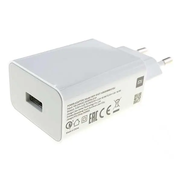 Зарядний пристрій XiaomiQC 3.0 18W 5V/9V/12V 3A White (MDY-10-EF) (MDY-08-EI) - фото 1