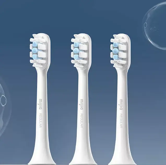 Насадка для зубной щетки MiJia Electric Toothbrush Regular T300 T500 DDYST01SKS NUN4001CN White 3шт. - фото 2
