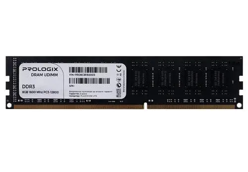Пам'ять 8Gb DDR3, 1600 MHz, 11-11-11-28 Prologix teh0028104