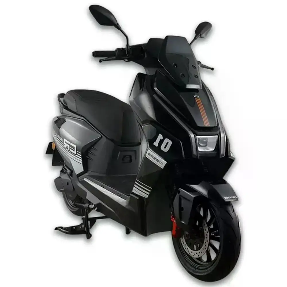 Электроскутер Двухместный Crosser CR22 (2500W, 72V/35Ah) Черный - фото 4