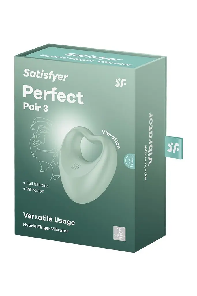 Віброкільце - Satisfyer Perfect Pair 3 Green - фото 5