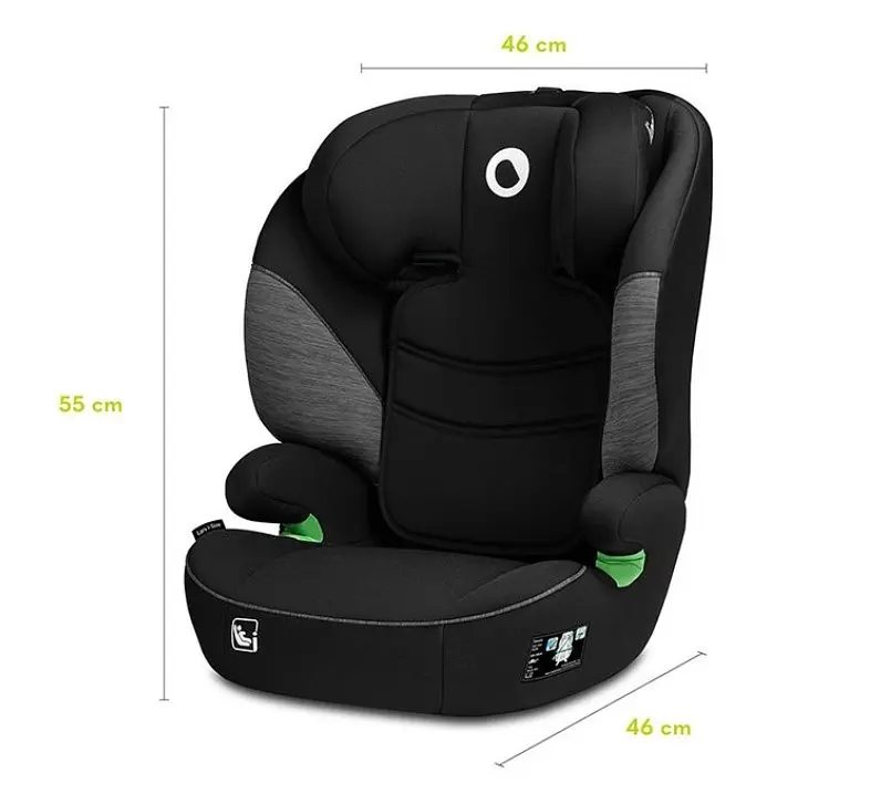 Автокрісло Lionelo Lars I-Size Black Grey 15-36 кг, чорне (LO-LARS I-SIZE BLACK GREY) - фото 7