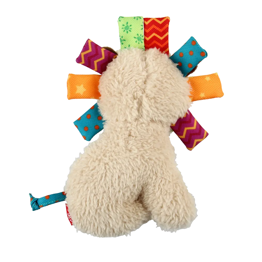 Іграшка для Собак Gigwi Plush Friendz Левеня з пищалкою 17х11х4 см - фото 3