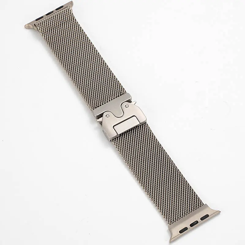 Ремінець Milanese Loop New Design для Apple Watch 38/40/41/42mm(ser.10) Titanium - фото 4