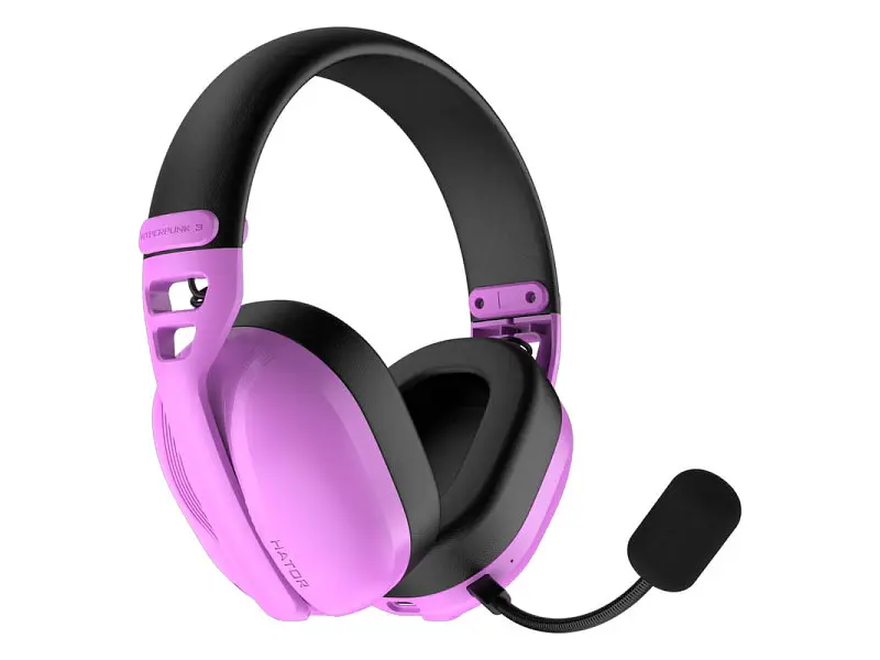 Навушники з мікрофоном Hator Hyperpunk 3 Wireless Cyber Violet (ESH19) - фото 4