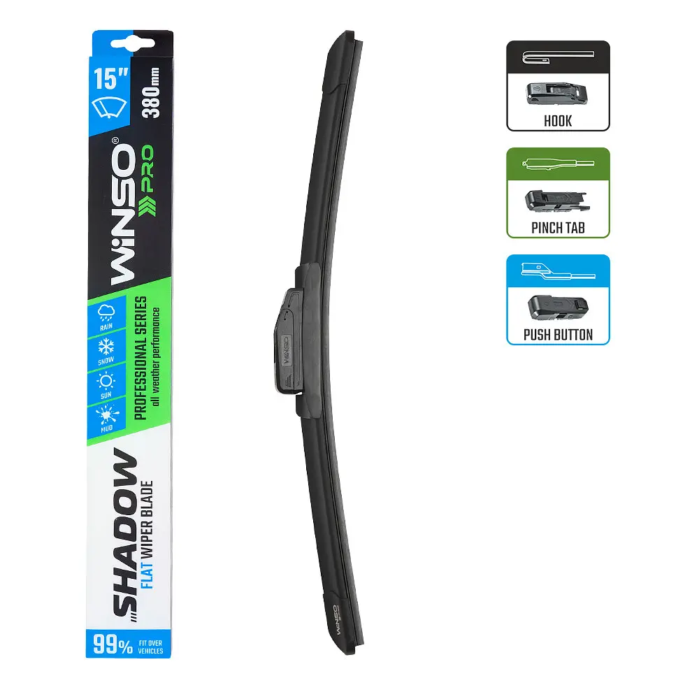 Бескаркасная щетка Winso Pro Shadow 15/380 мм (117380) - фото 3