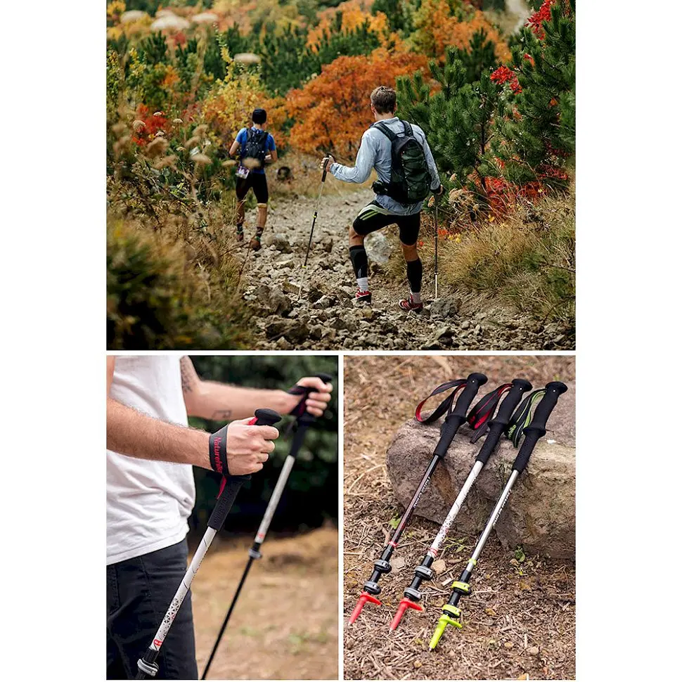 Трекінгова палиця телескопічна Naturehike ST06 (NH17D006-D) 66-135см срібляста - фото 10