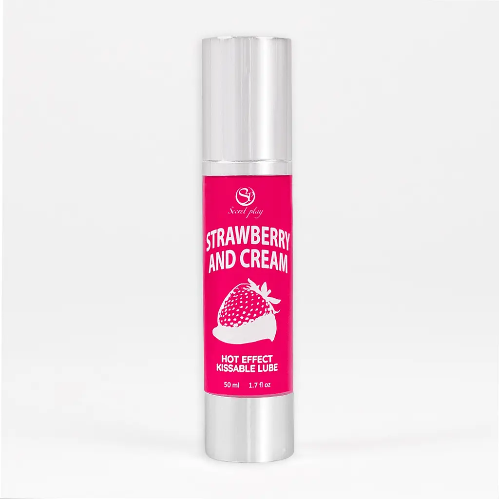 Лубрикант - Secret Play Strawberry & Cream, 50 мл - фото 4
