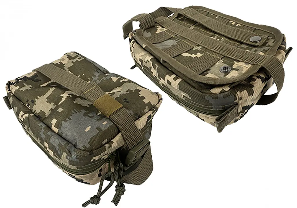 Підсумок аптечка швидкознімна тактична MOLLE піксель ЗСУ MM-14 для РПС, разгрузки або жилету - фото 2