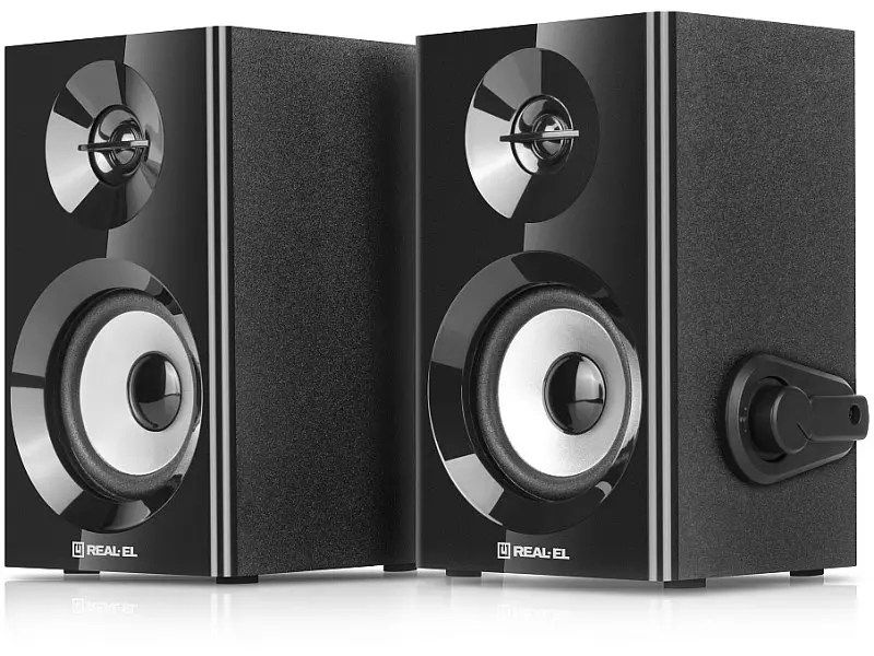 Комп'ютерні колонки REAL-EL S-228 Black (EL121200014) - фото 4