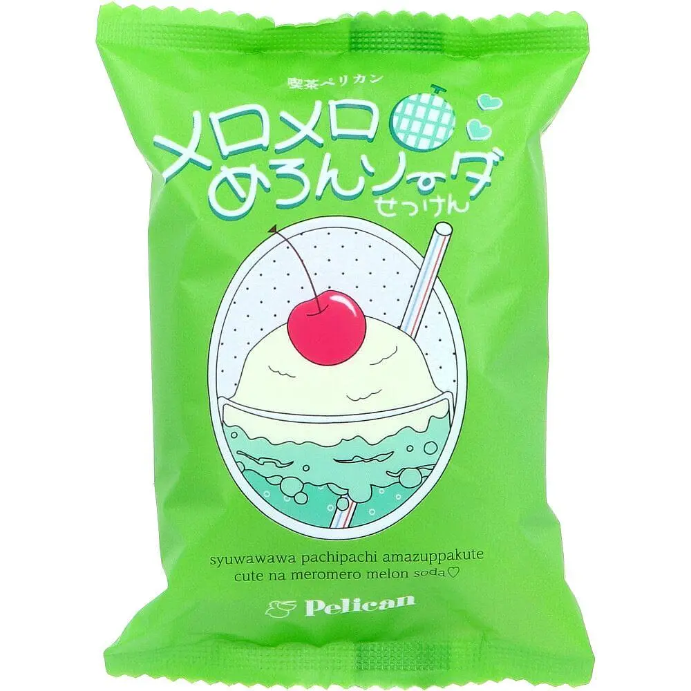Мило для тіла Pelican Melon Soda з ароматом дині 80 г