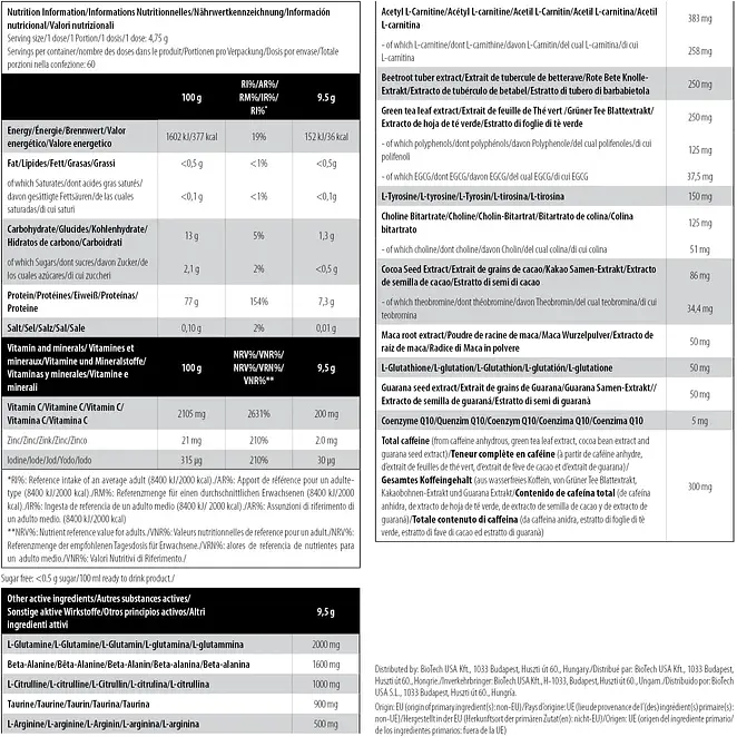 Передтренік Scitec Nutrition Superhero Wild raspberry 285 г - фото 2