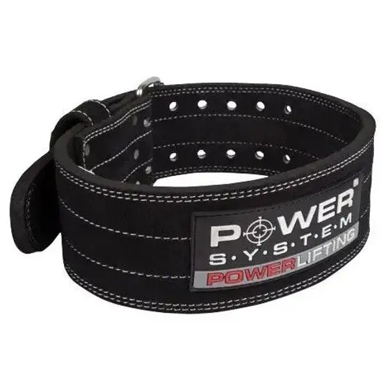 Пояс для важкої атлетики Power System PS-3800 PowerLifting, Black - L - фото 2