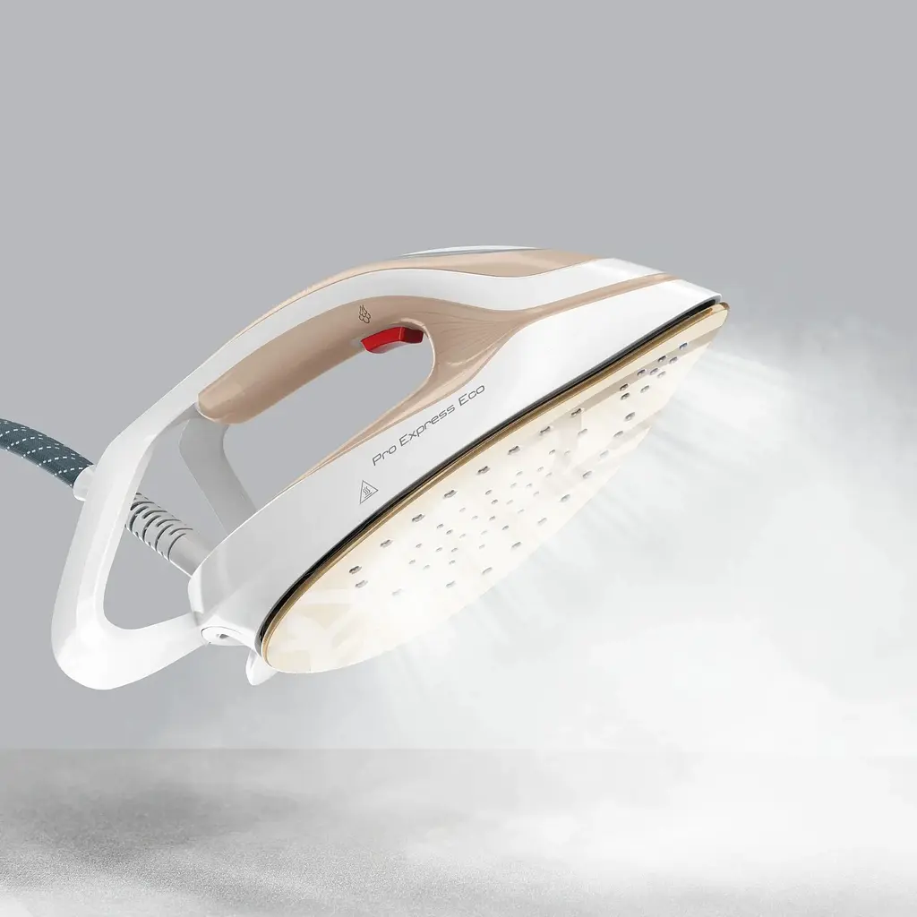 Утюг-парогенератор Tefal Pro Express Eco 2200 Вт бело-золотой (GV9E22E0) - фото 4