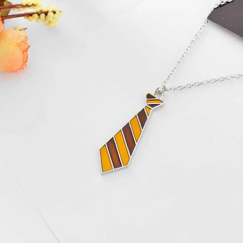 Кулон Гаррі Поттер Краватка Пуффендуй Harry Potter Tie Hufflepuff 4 см CH HP T 01 - фото 2