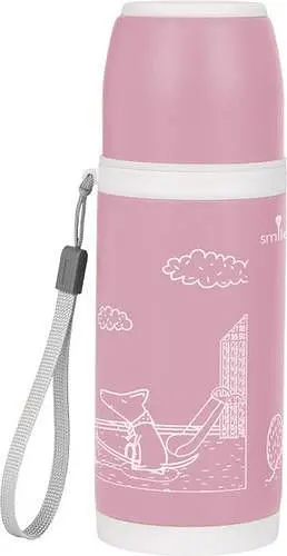 Термос туристичний Smile STT-3 0.35л рожевий