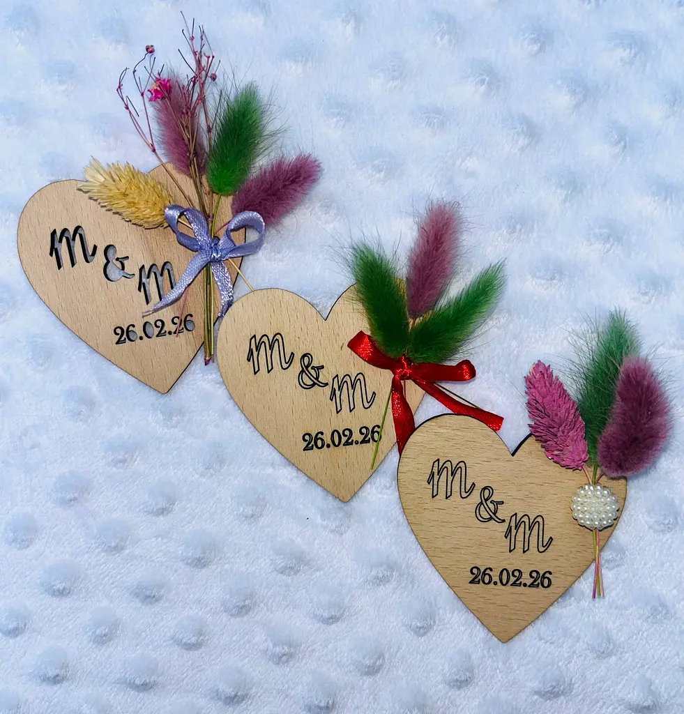 Запрошення з персональними ініціалами на весілля - фото 3