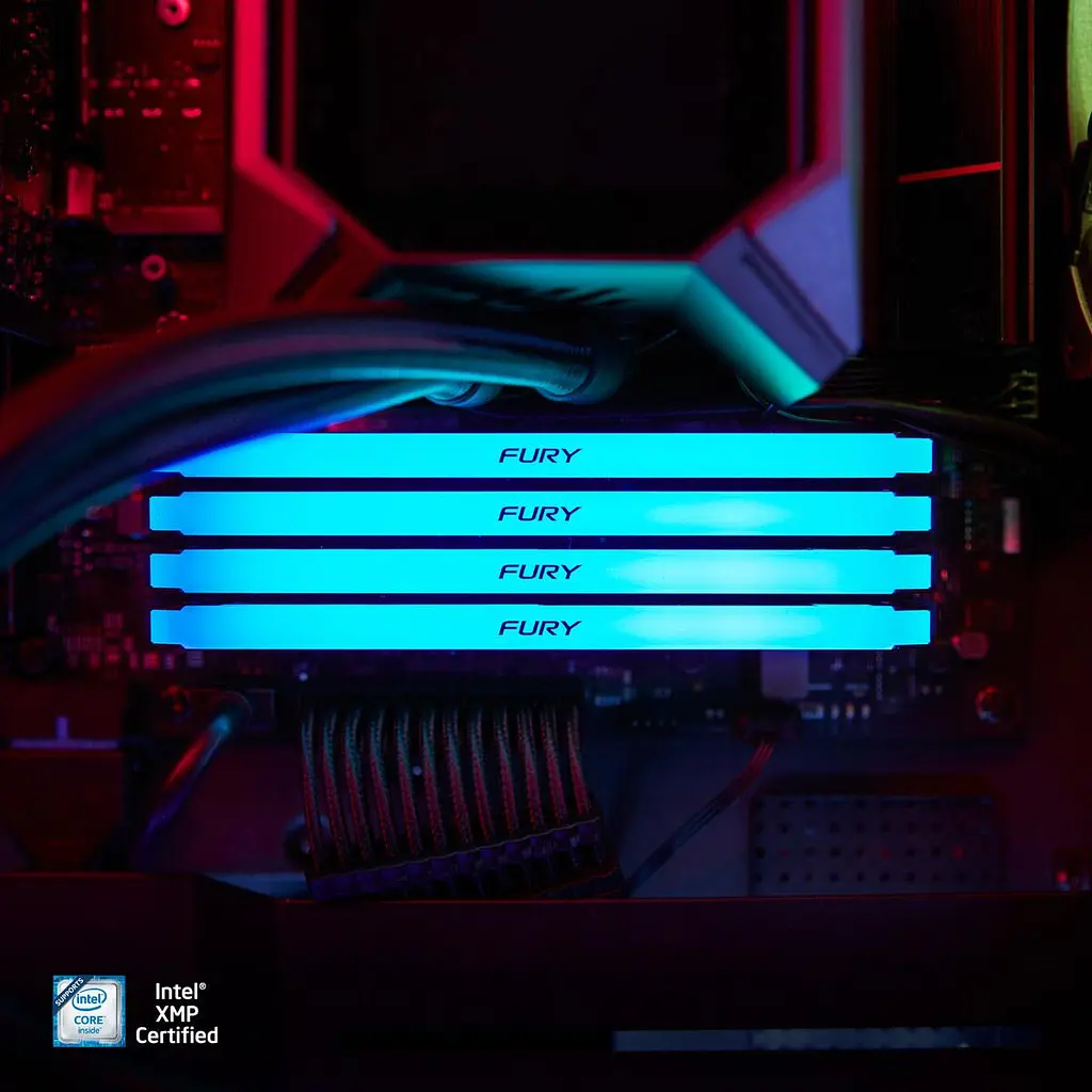 Модуль пам'яті Kingston Fury DDR4 8GB 3200Mhz Beast RGB Black XMP (KF432C16BB2A/8WP) - фото 7