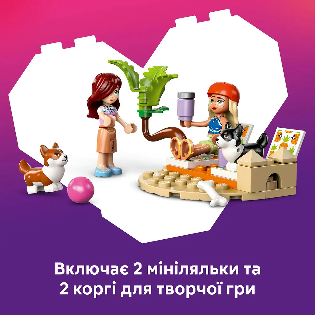 Конструктор LEGO Friends Собачі пригоди на серфі та скутері 113 деталей (42641 - фото 12