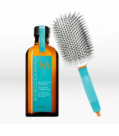 Набір: Масло Moroccanoil Mot all types + Розчіска Brush paddle 2020 - фото 3