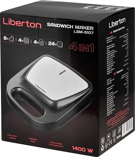 Мультимейкер 4 в 1 Liberton LSM-5107 - фото 8