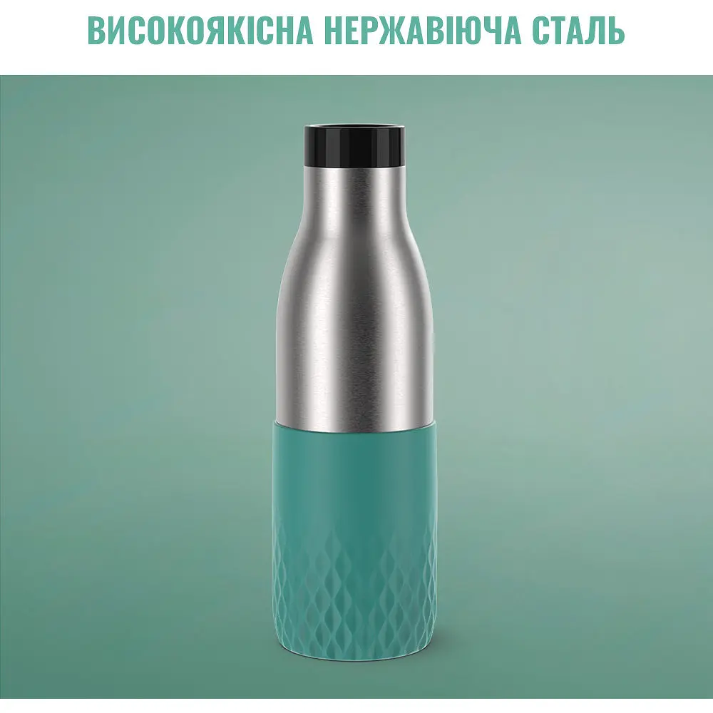 Термопляшка Tefal Bludrop soft touch 700 мл зелена (N3111210) - фото 7