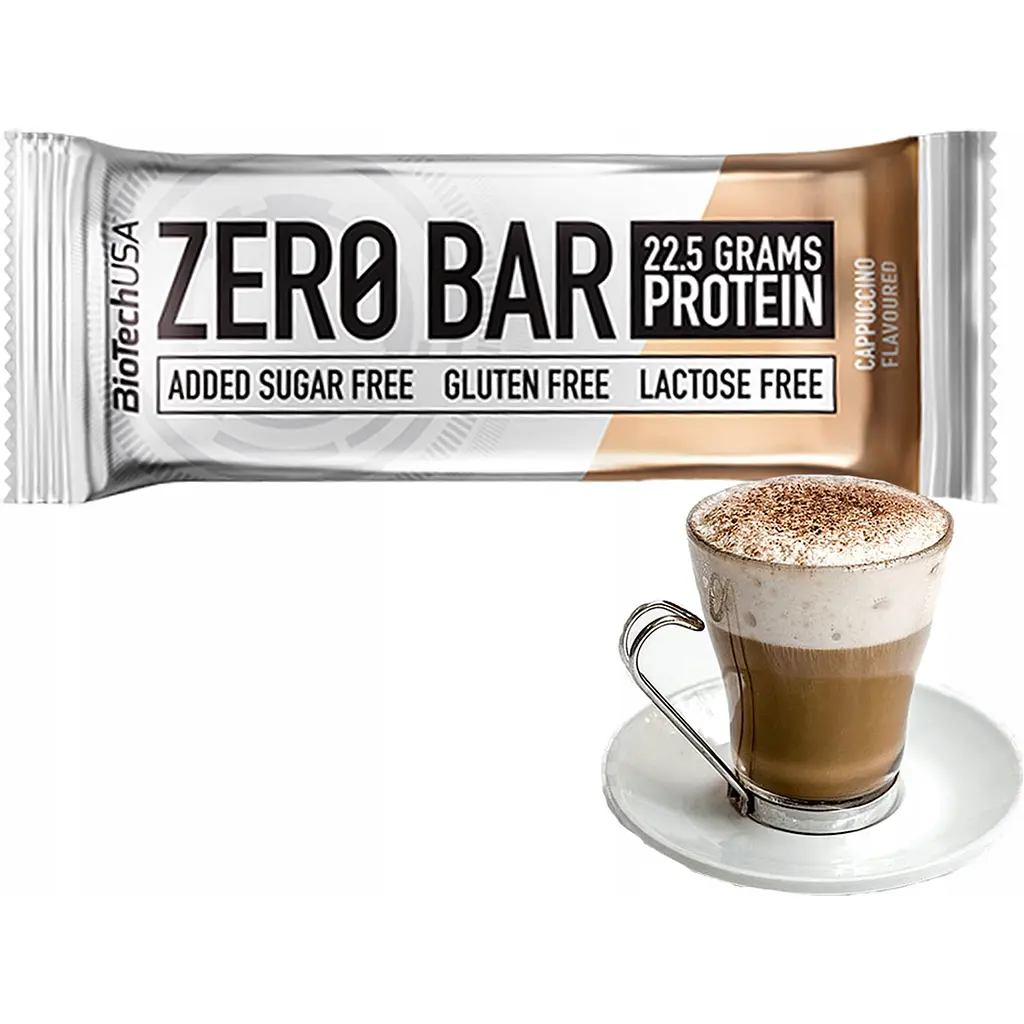 Протеїновий батончик BiotechUSA Zero Bar Капучіно 50 г - фото 2