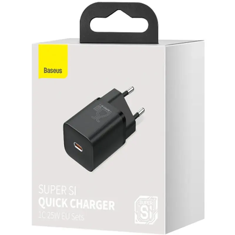 Зарядний пристрій Baseus Super Si Quick Charger 1C 25W Black (CCSP020101) - фото 5