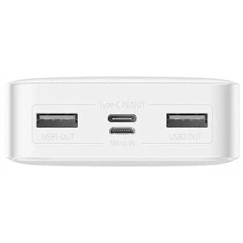 Внешний аккумулятор Baseus Bipow Digital Display 20000 mAh 15W (PPDML-J02 / PPBD20) белый - фото 5