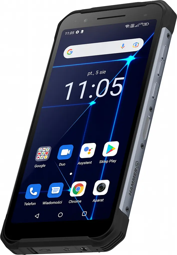 Смартфон Hammer Construction 6/128GB Black Global - фото 3