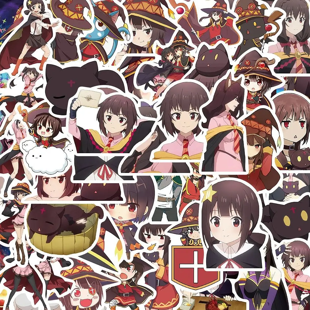 Стікерпак GeekLand KonoSuba Megumin 50 штук - фото 4