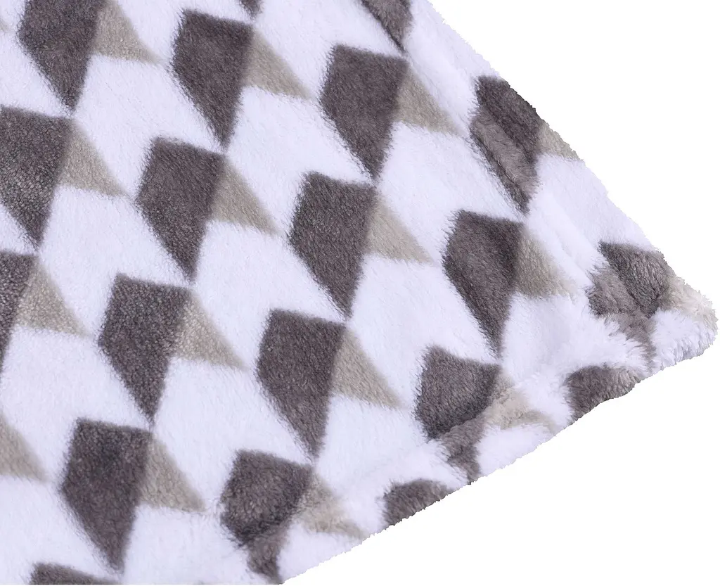 Плед Ardesto Flannel, 200х160 см, геометрія, сірий (ART0104PB) - фото 3