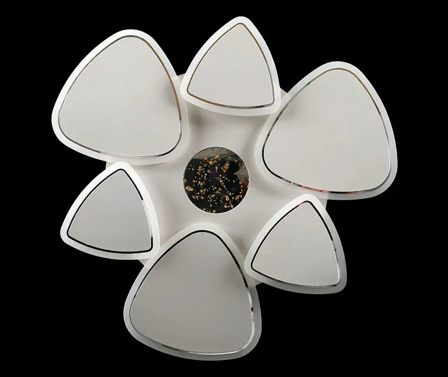Люстра стельова LED Splendid Ray L2640/560/6+1, 112W, білий, сучасний стиль з пультом, димер - фото 4