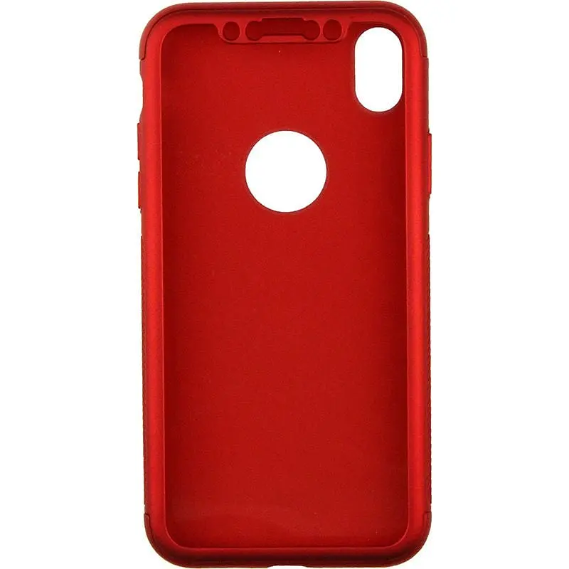Чохол-накладка iPaky 360 PC Full Protection Case Apple iPhone XR Red - фото 2
