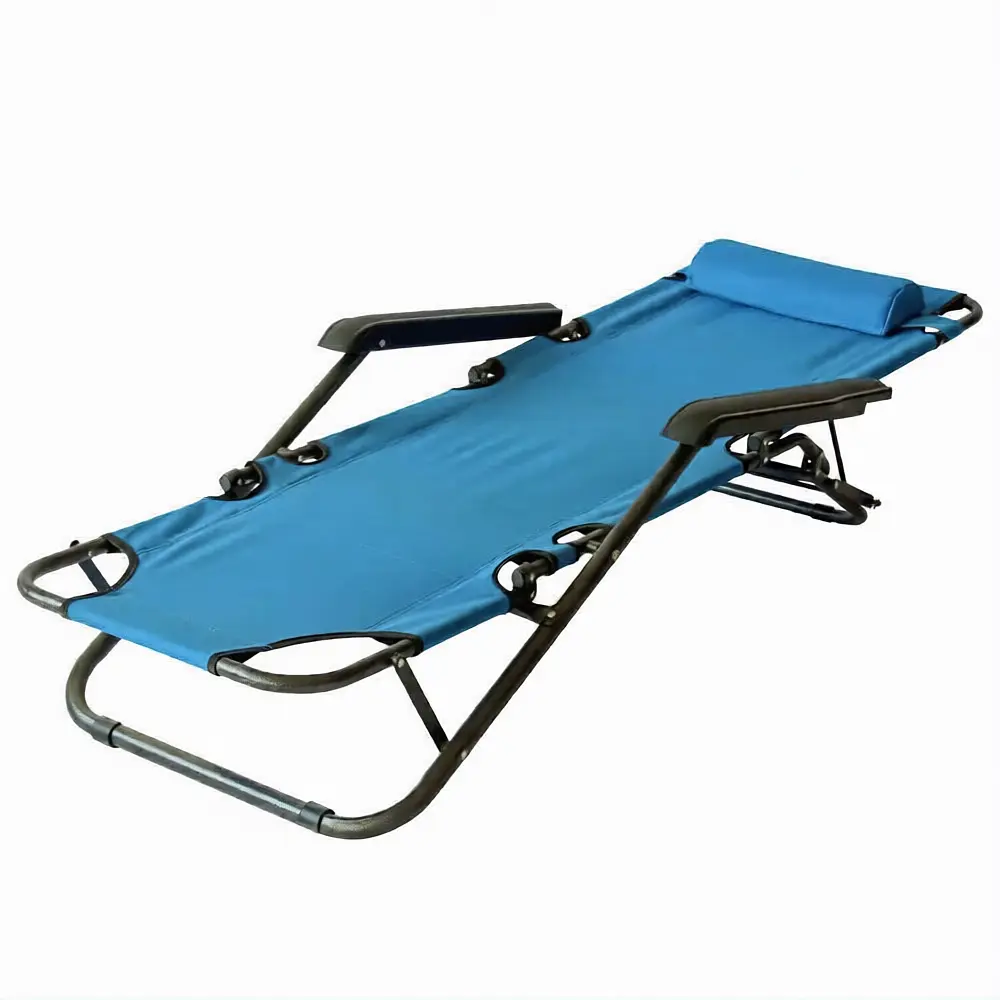 Шезлонг садовый Market Union 178х60х80 см в ассортименте (1004580) - фото 3