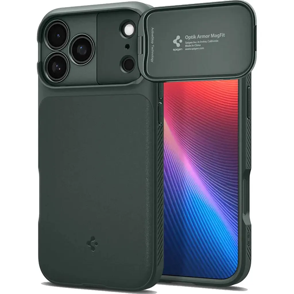 Чохол Spigen Optik Armor для iPhone 17 Pro Max Abyss Green (ACS09901) - фото 3