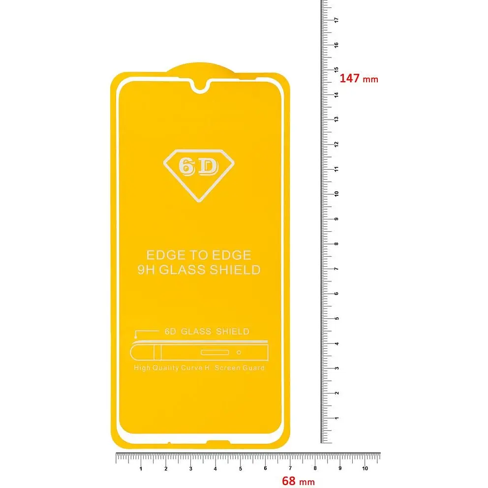 Захисне скло BeCover Full Glue & Cover для Huawei P Smart 2019 White (703137) - фото 3