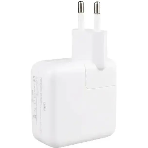 Зарядний пристрій DK для Apple 35W Dual USB-C Port Compact Power Adapter (OEM) white - фото 2