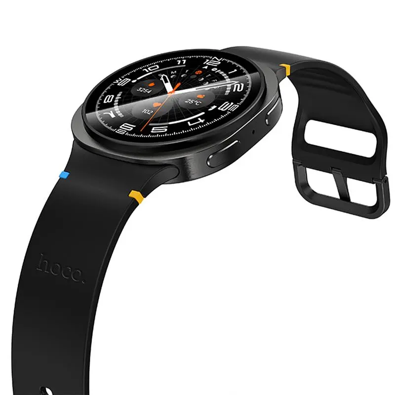 Смарт-годинник Hoco Y43 Amoled Smart sports watch (call version) Black - фото 4