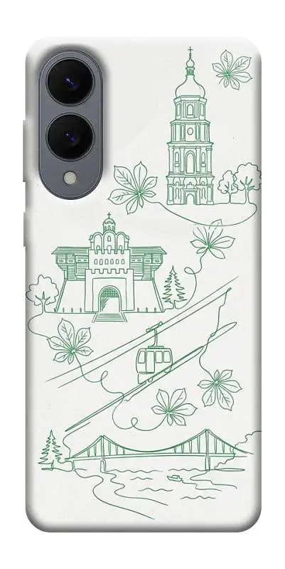 TPU чохол Demsky Heart of Kyiv для Samsung Galaxy S25 Edge