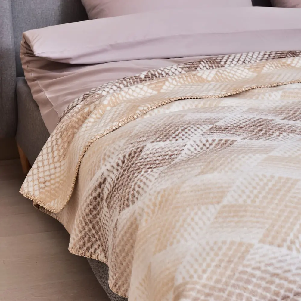 Плед-покривало Ideia Kassandra Шахи бавовняний 220х200 см сірий (8000035178) - фото 5